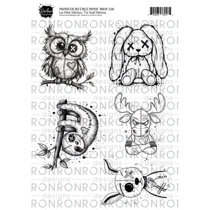 Ronron Designs Papier De Riz: DoAnn Creative - Les Petits Stitchoux