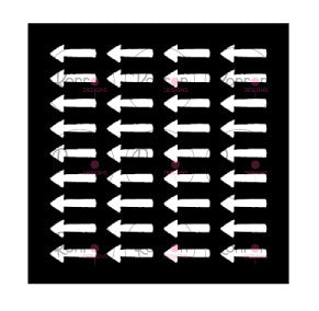 Pochoir: Flèches