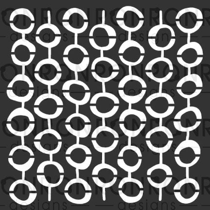 Pochoir: Marika Lemay - Connexion - 6X6"