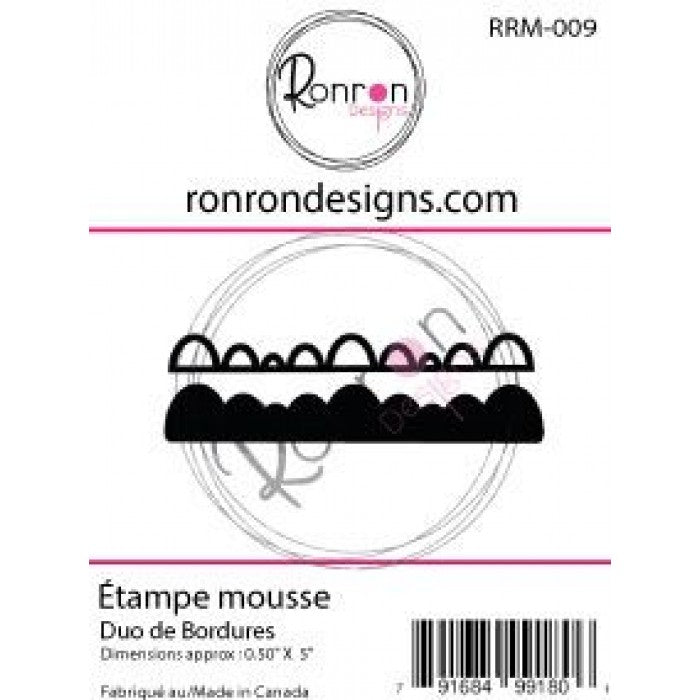 Foam Stamp: Border Duo