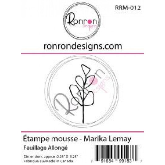 Étampe De Mousse: Marika Lemay - Feuillage Allongé