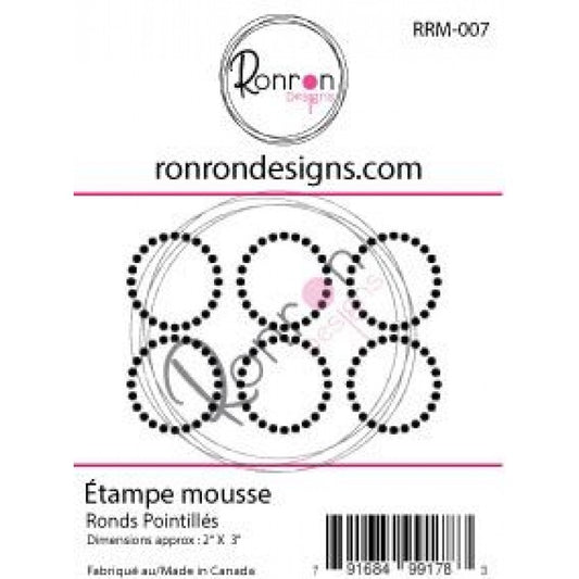 Étampe De Mousse: Ronds Pointillés