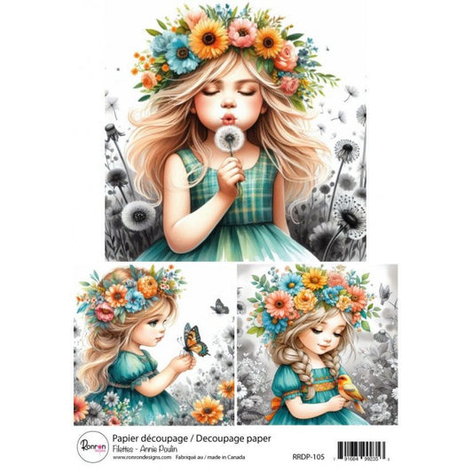 Papier De Riz: Annie Poulin - Fillettes