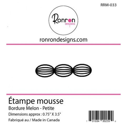 Étampe De Mousse: Bordure Melon - Petite