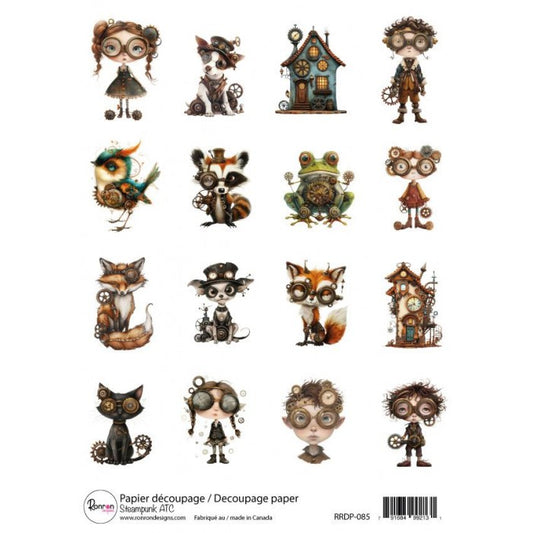 Papier De Riz: Steampunk ATC