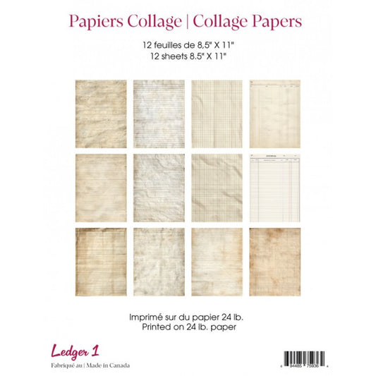 Papiers Collage: Ledger 1 (3 Unités)
