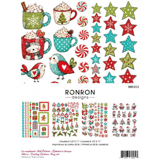 Ronron Designs Noël Éclatant - Éphémères À Découper