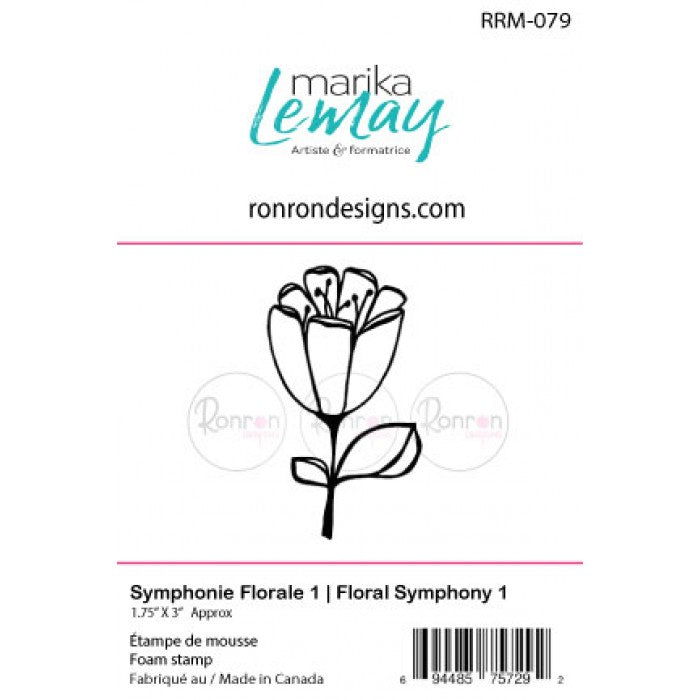 Étampe De Mousse: Symphonie Florale 1