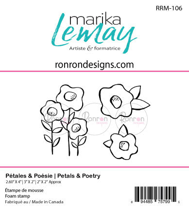 Étampe De Mousse: Pétales & Poésie Trio