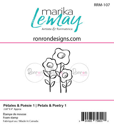 Étampe De Mousse: Pétales & Poésie 1