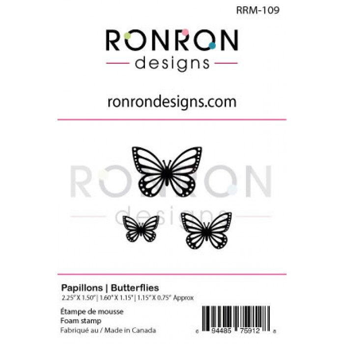 Étampe De Mousse: Papillons