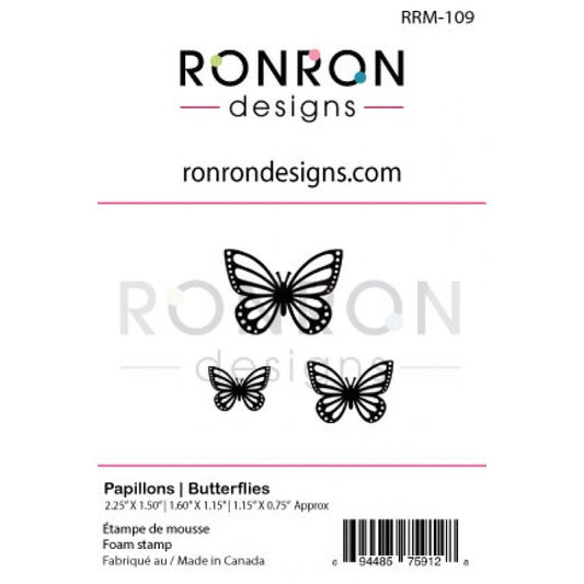 Étampe De Mousse: Papillons