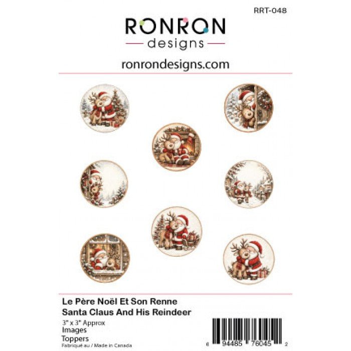 Ronron Designs Images: Le Père Noël Et Son Renne