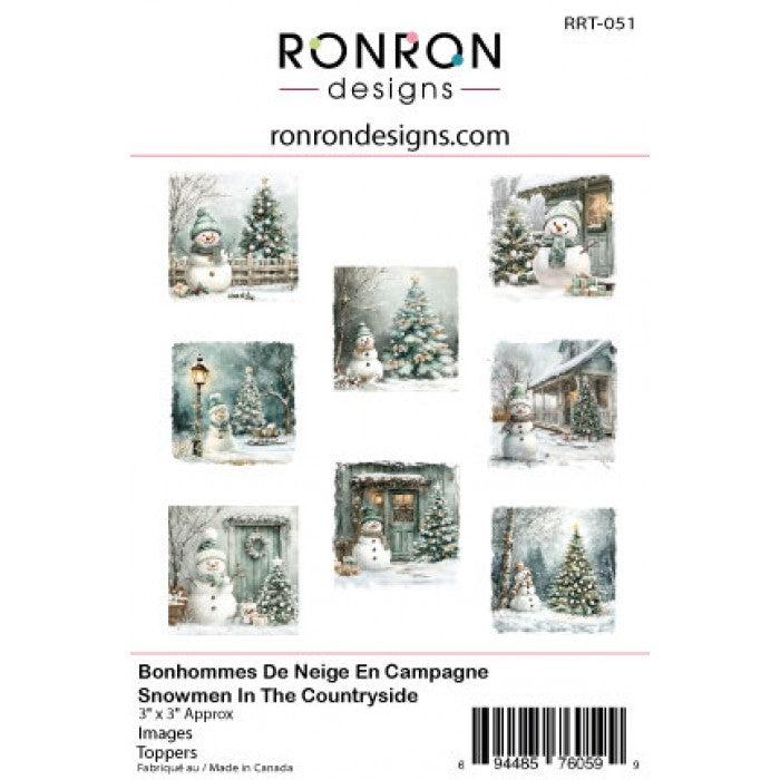 Ronron Designs Images: Bonhommes De Neige En Campagne