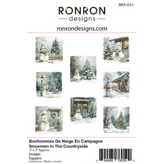 Ronron Designs Images: Bonhommes De Neige En Campagne