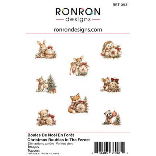 Ronron Designs Images: Boules De Noël En Forêt