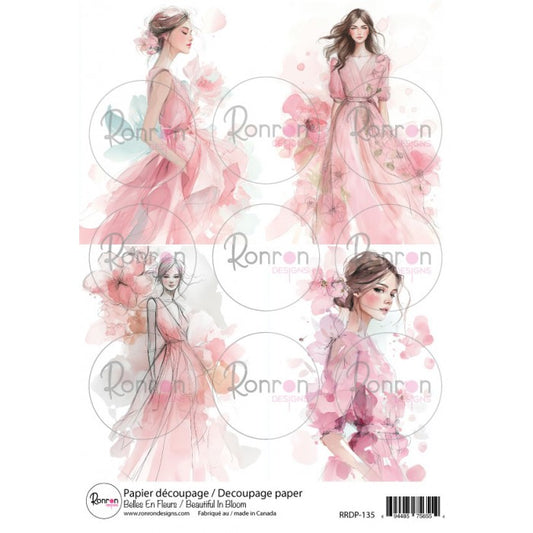 Papier De Riz: Belles En Fleurs