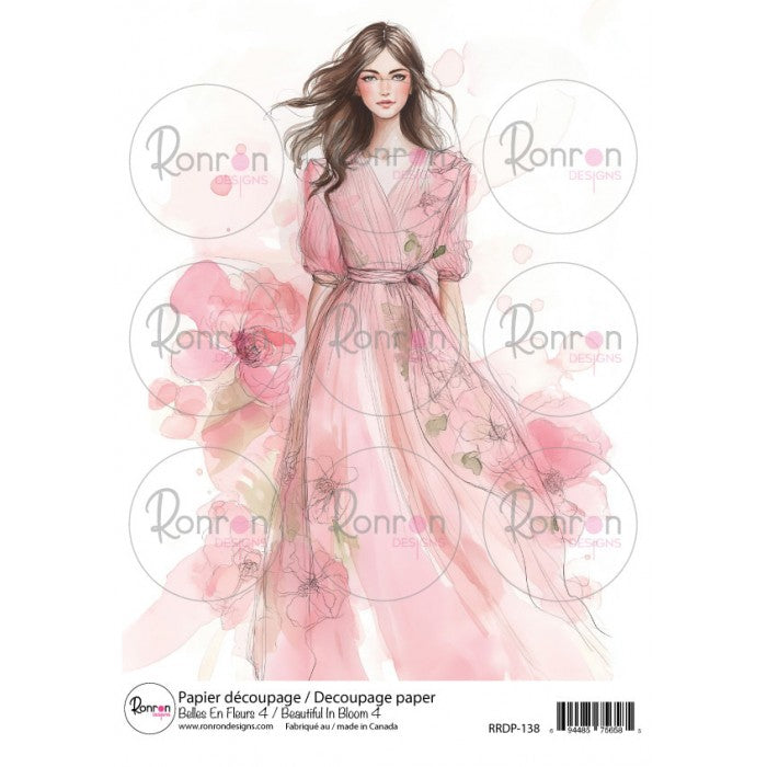 Papier De Riz: Belles En Fleurs 4