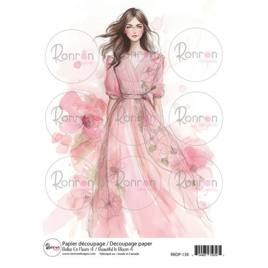 Papier De Riz: Belles En Fleurs 4