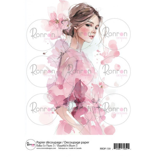 Papier De Riz: Belles En Fleurs 5