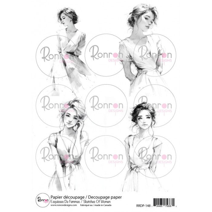 Papier De Riz: Esquisses De Femmes