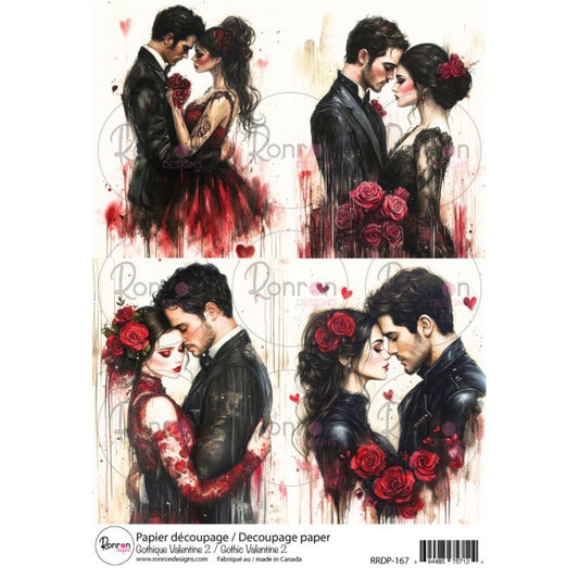Papier De Riz: Gothique Valentine 2