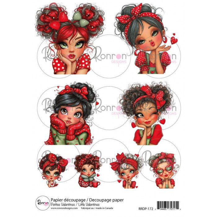 Papier De Riz: Petites Valentines