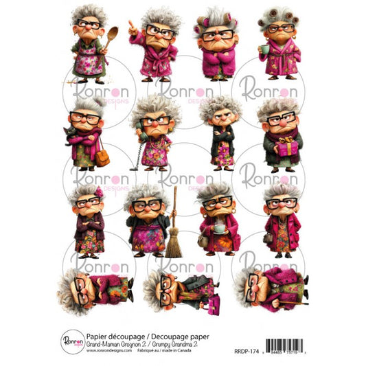Papier De Riz: Grand-Maman Grognon 2