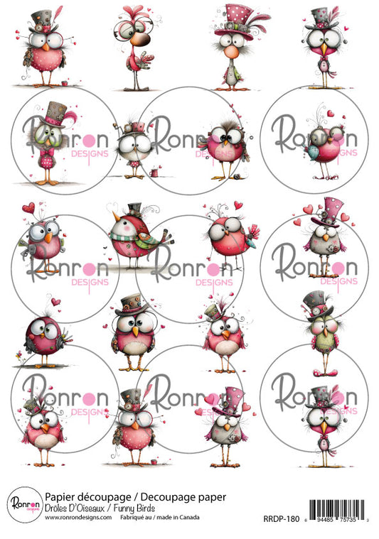 Papier De Riz: Drôles D'Oiseaux